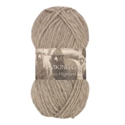 Viking Garn Eco Highland Wool 50 g beige 207