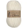 Viking Garn Olivia 50 g naturhvit