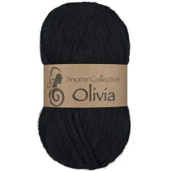 Viking Garn Olivia 50 g svart
