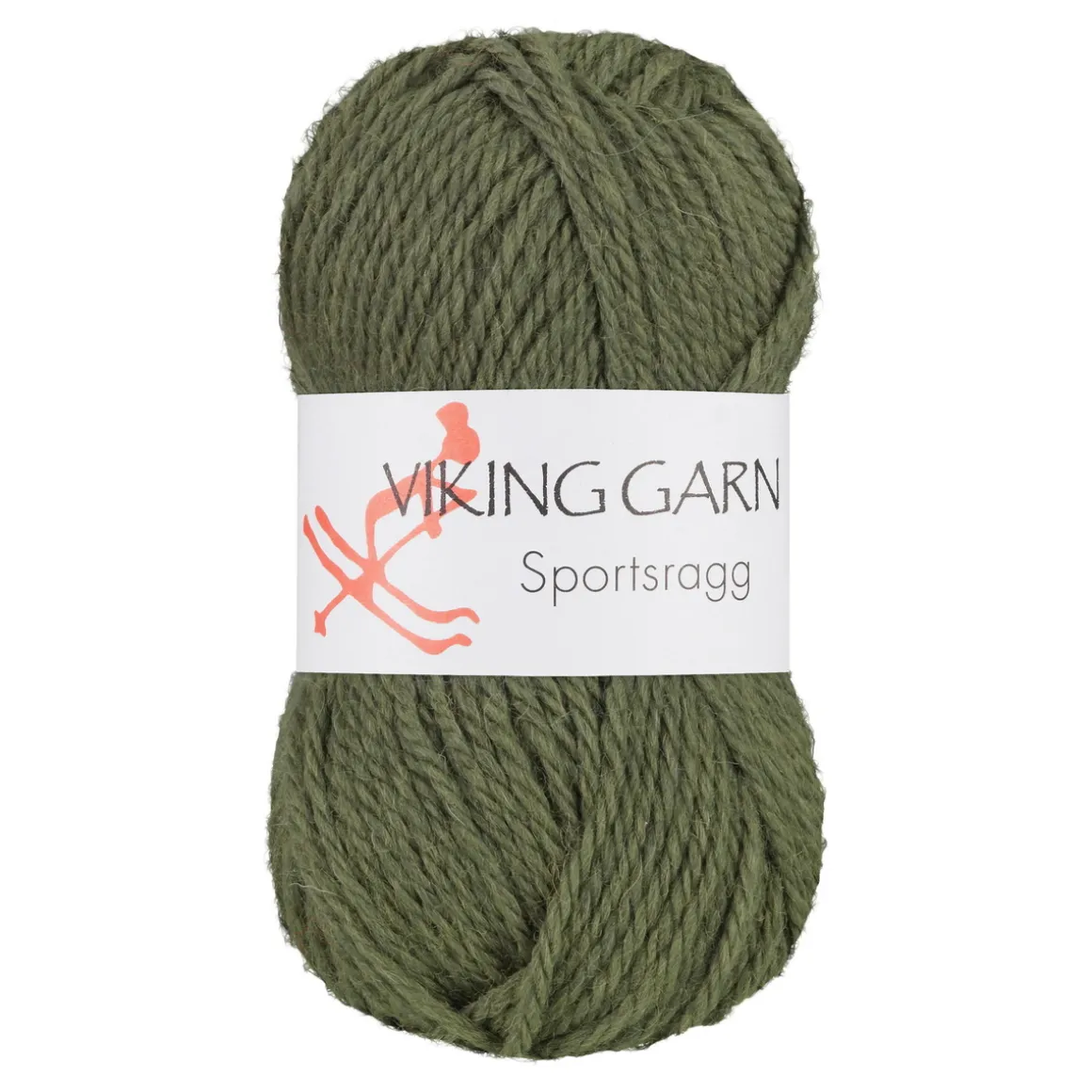 Viking Garn Sportsragg 50 g mørkegrønn 532