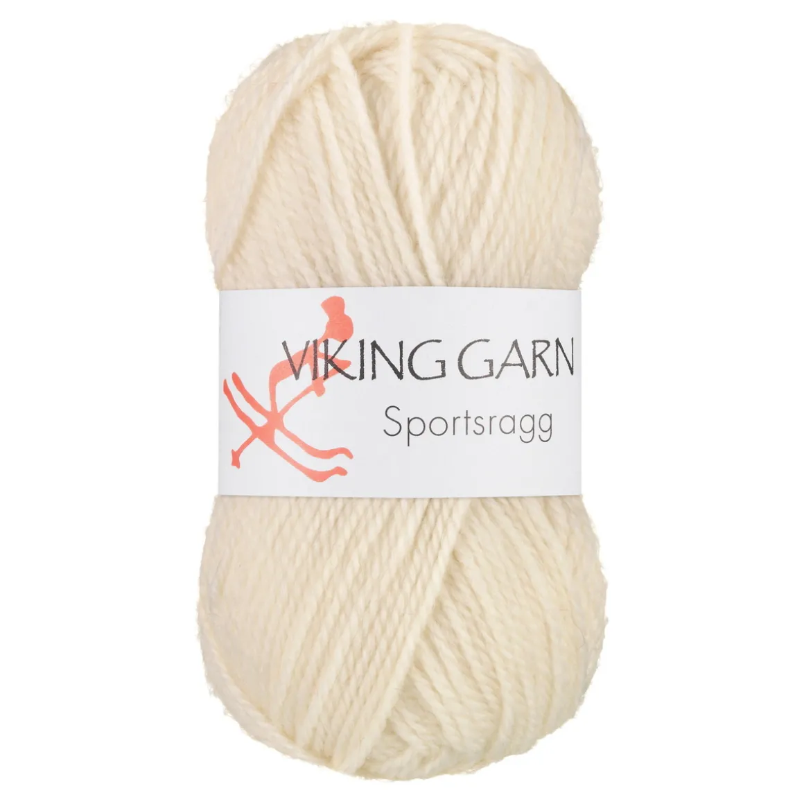 Viking Garn Sportsragg 50 g naturhvit 502