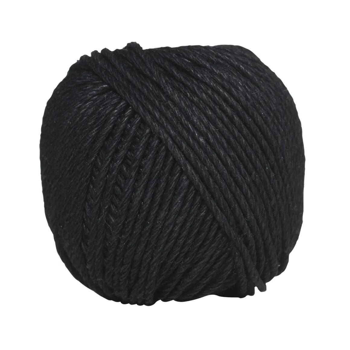 Vokset hampesnor 25 m 2 mm svart