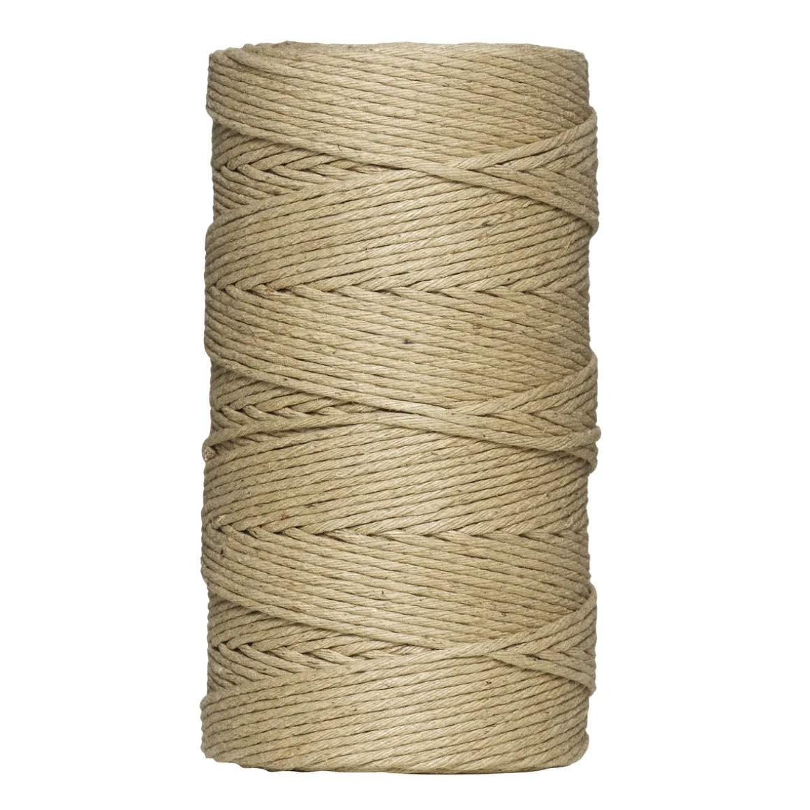 Vokset lin 2 mm 130 m naturfarge