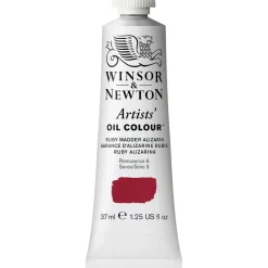 Winsor & Newton Artists" Oil Colour 37 ml – Ruby Madder Alizarin 411