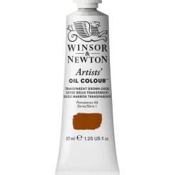 Winsor & Newton Artists' oljemaling 37 ml Transparent Brown Oxide 648