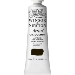 Winsor & Newton Artists' oljemaling 37 ml Lamp Black 337