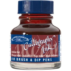 Winsor & Newton Calligraphy Ink, Transparent 30 ml Indian Red 317
