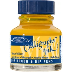 Winsor & Newton Calligraphy Ink, Transparent 30 ml Winsor Yellow 730