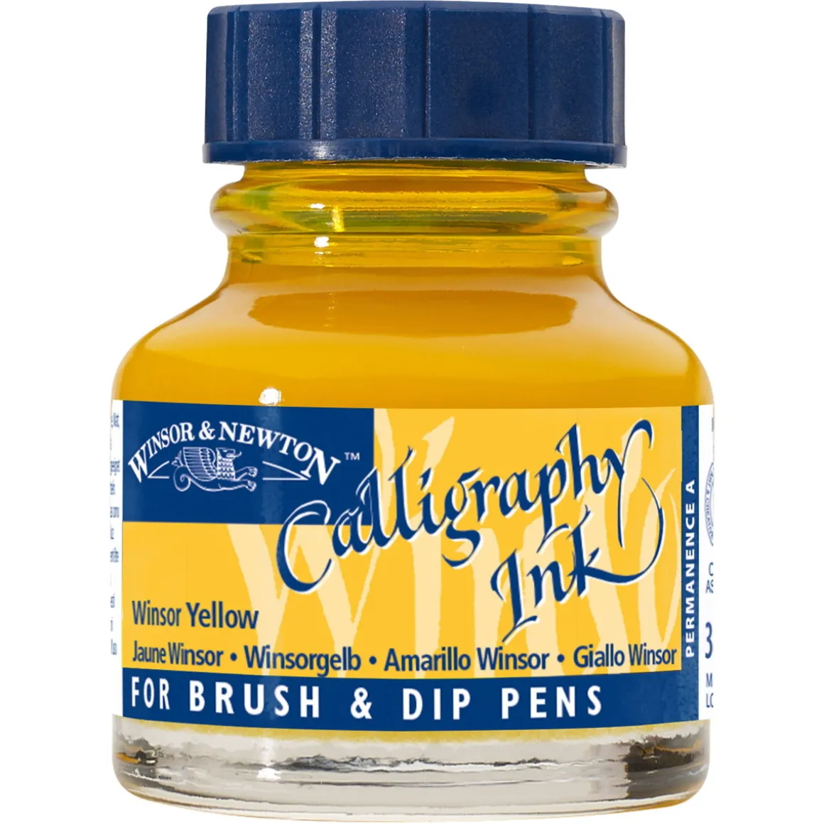 Winsor & Newton Calligraphy Ink, Transparent 30 ml Winsor Yellow 730