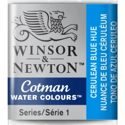 Winsor & Newton Cotman akvarellmaling halvkopp – Cerulean Blue Hue 139