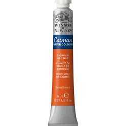 Winsor & Newton Cotman akvarellmaling 8 ml tube – Cadmium Red Deep Hue 098