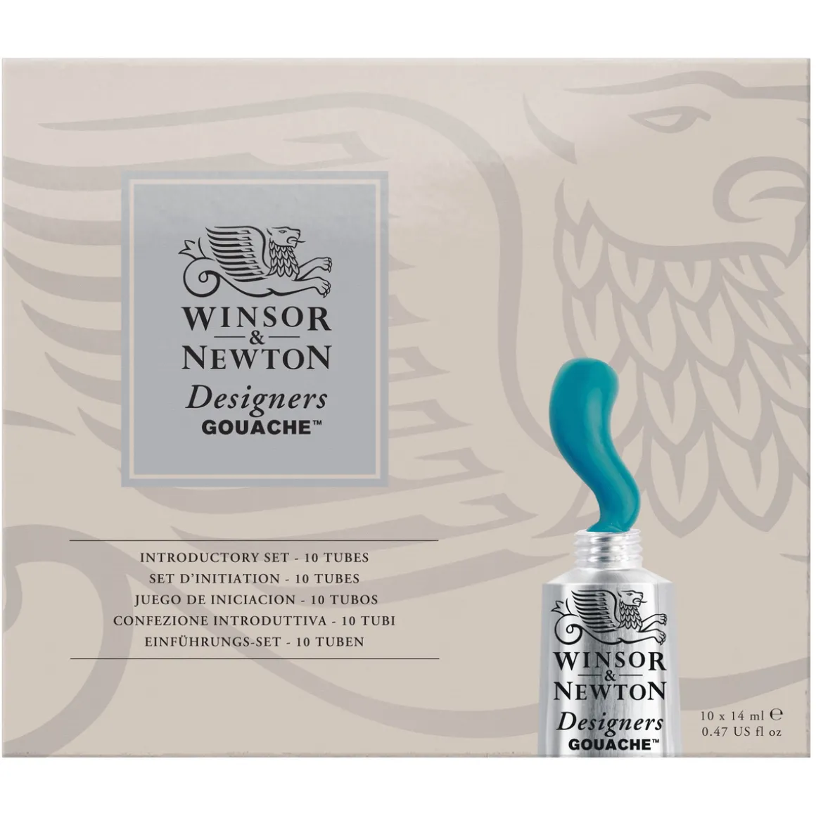 Winsor & Newton Designers Gouache Introduction Set, 10×14 ml gouachemaling