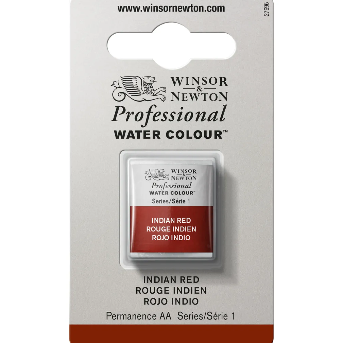 Winsor & Newton Professional akvarellmaling halvkopp Indian Red 317