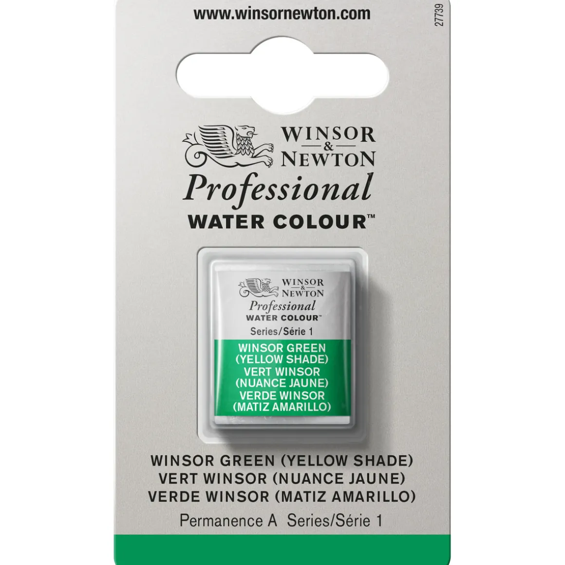 Winsor & Newton Professional akvarellmaling halvkopp Winsor Lemon 722