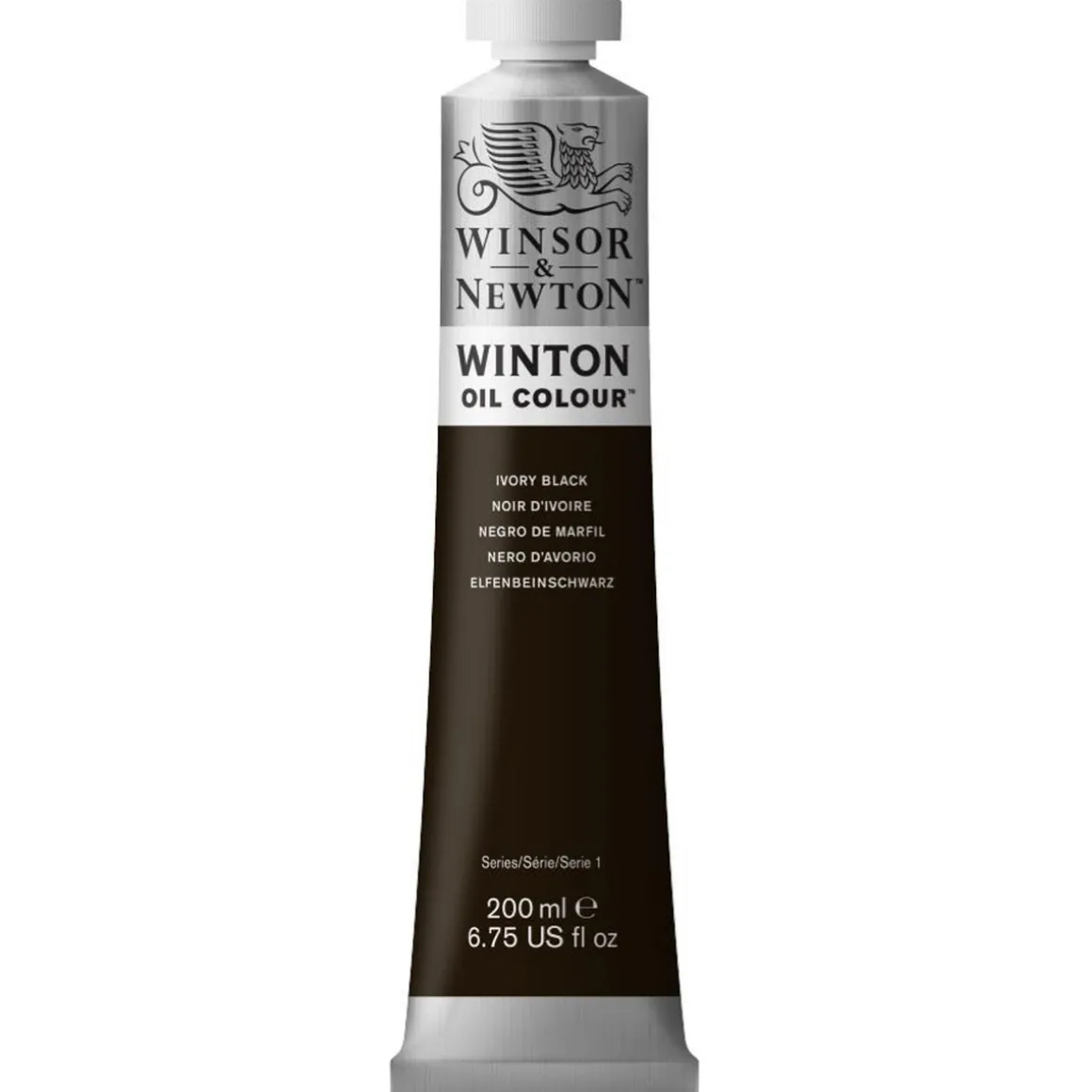 Winsor & Newton Winton oljemaling 200 ml Ivory Black 331