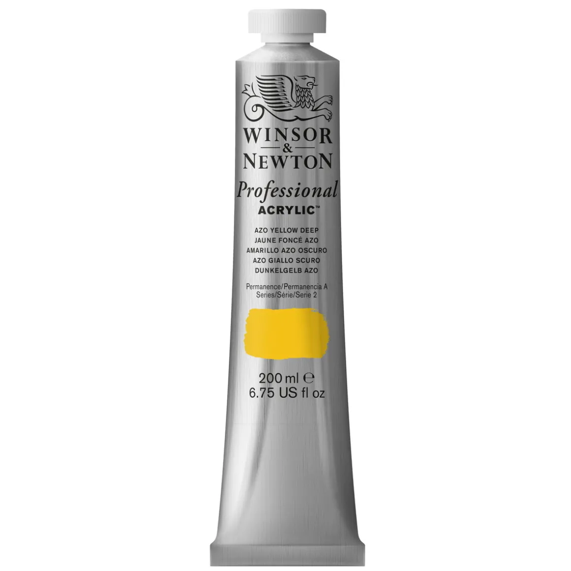 W&N Akr 200 ml Azo Yellow Deep