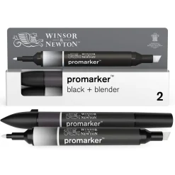 W&N Promarker 2 Black/Blender