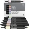 W&N Promarker 6 Pastel tones