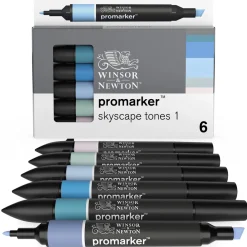 W&N Promarker 6 Skyscape 1